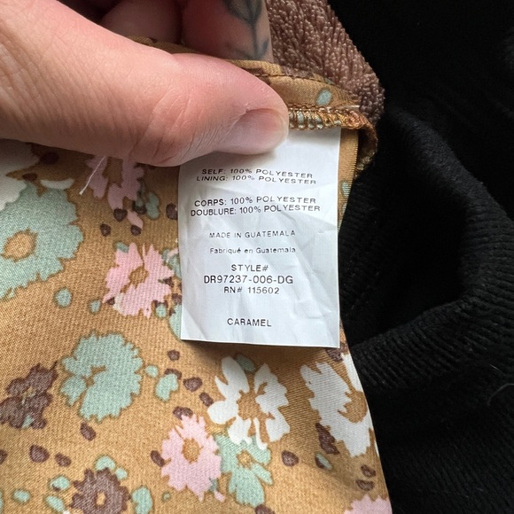 Floral Dress with Adjustable Straps - Picture 9 of 11